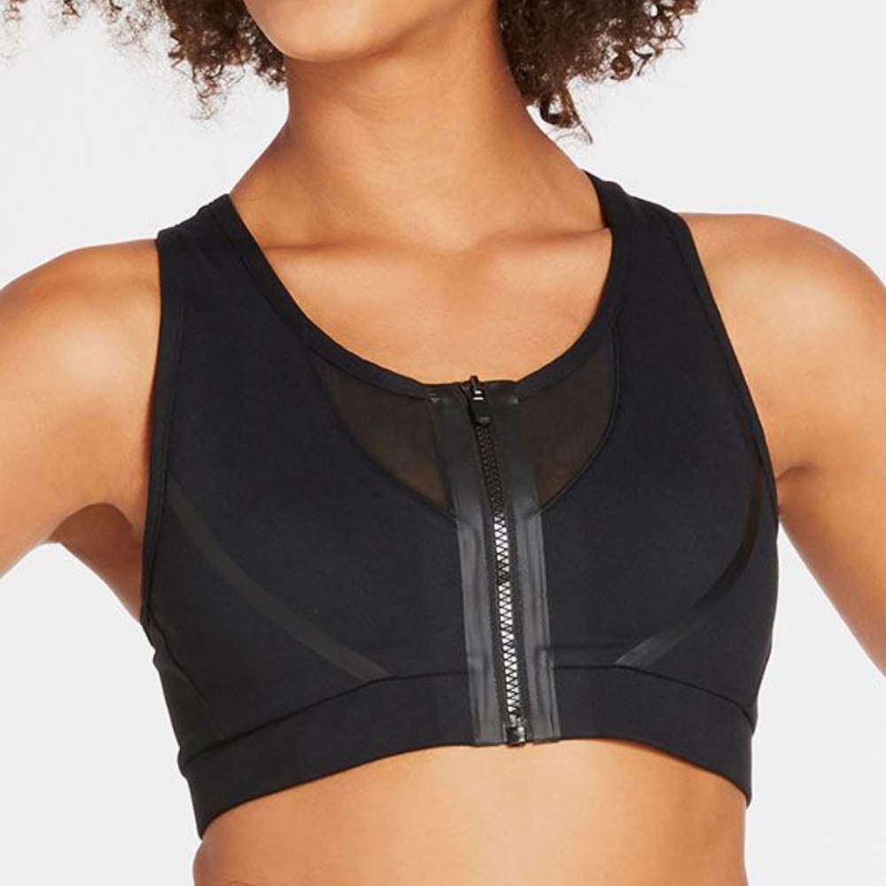 Fabletics Emmy Black Sports Bra